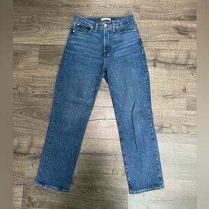Madewell Curvy Perfect Vintage Straight Jean